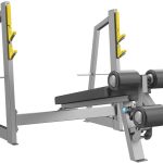 A-3041 Скамья-стойка для жима под углом вниз (Olympic Decline Bench)
