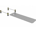 S722 Комплекс для выполнения испытания «прыжок в длину с места толчком двумя ногами» с нанесенной разметкой не менее чем на 300 см