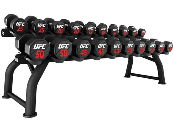  UFC Горизонтальная стойка для хранения гантелей на 10 пар